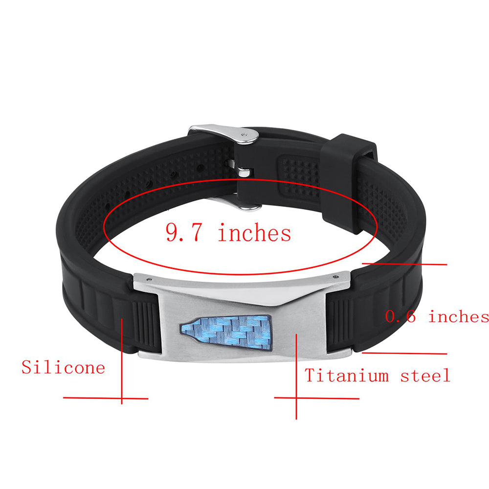 Black Gold Silver Color Energy Balance Jewelry Germanium Magnetic Bracelet  for Men Male Weight Loss Health Care Ion Therapy Bracelets | Wish